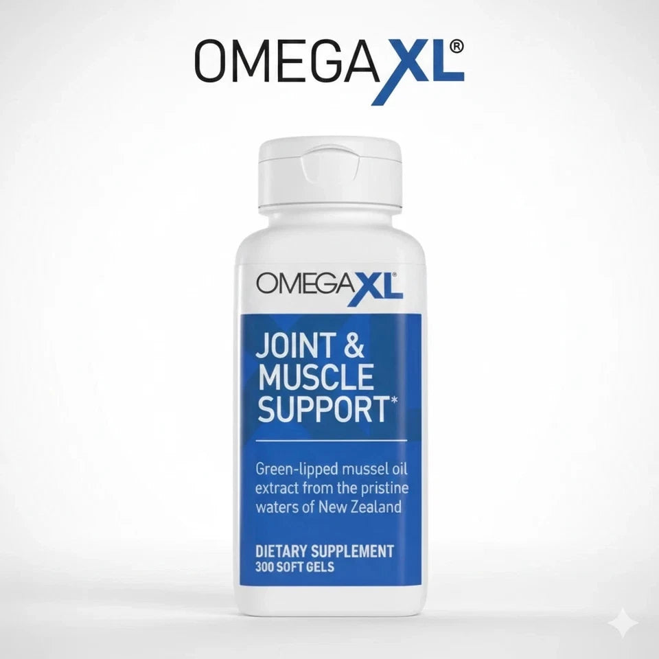 Omega XL 300 Capsules Green Lipped Mussel Joint & Muscle Relief Health Supplemen